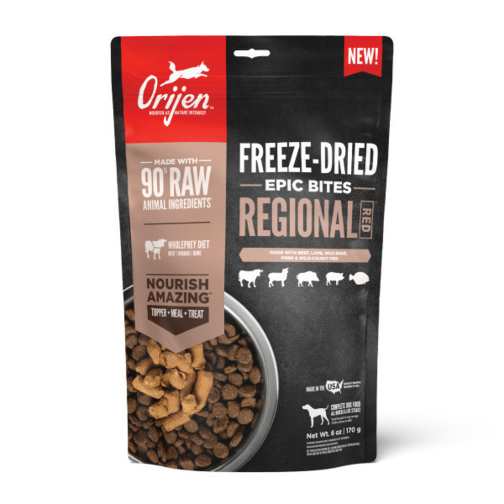Orijen Regional Red Epic Bites Freeze-Dried Dry Dog Food