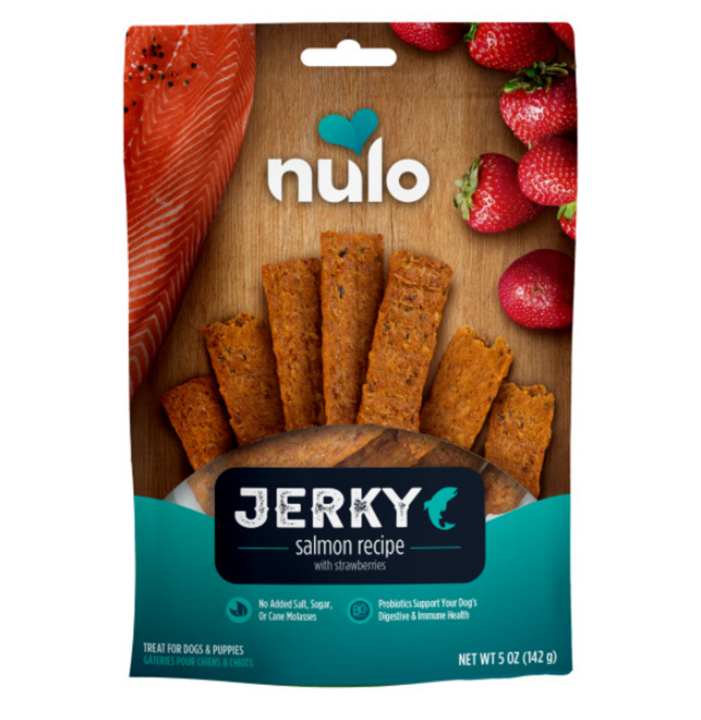 Nulo Dog Jerky Grain Free Salmon & Strawberries