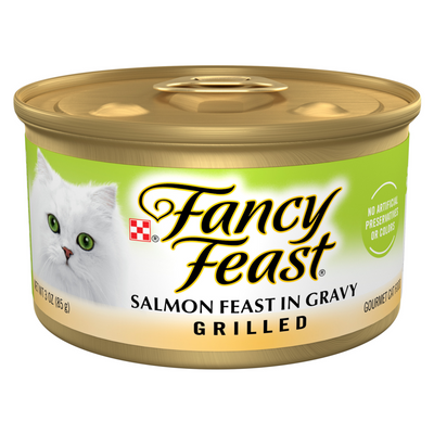 Fancy Feast Grilled Salmon and Gravy Wet Cat Food