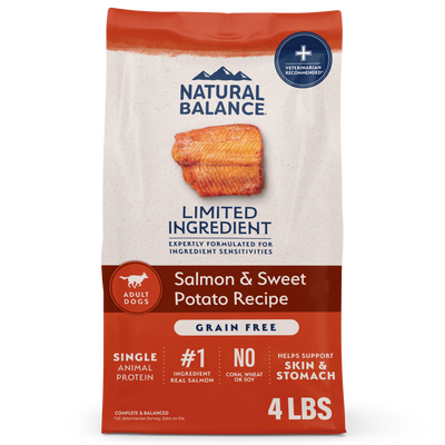 Natural Balance Limited Ingredient Grain Free Dry Dog Food, Salmon & Sweet Potato Recipe