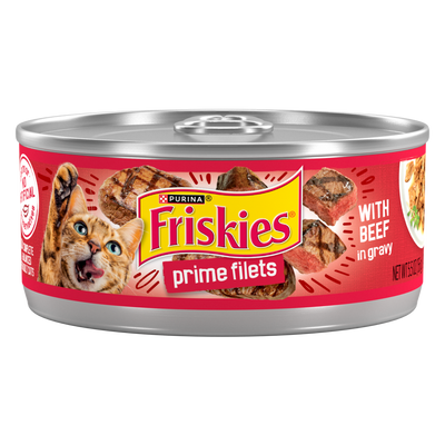 Friskies Prime Filets Beef in Gravy Wet Cat Food