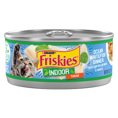Friskies Indoor Flaked Ocean Whitefish Wet Cat Food