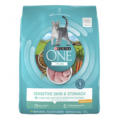 Purina One Sensitive Skin and Stomach Dry Cat Food