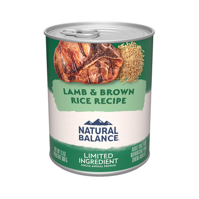 Natural Balance Limited Ingredient Wet Dog Food, Lamb & Brown Rice Recipe