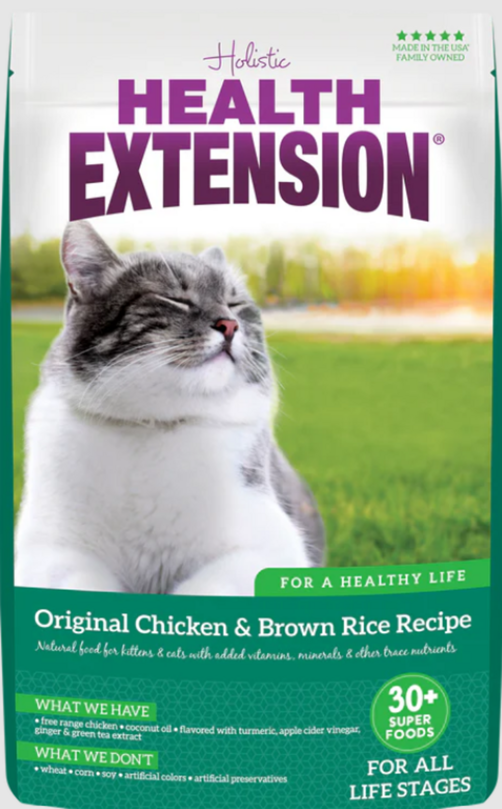 Health Extension Chicken and Brown Rice Dry Cat / Kitten Food