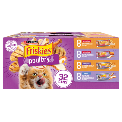 Friskies Poultry with Gravy Variety Pack Wet Cat Food