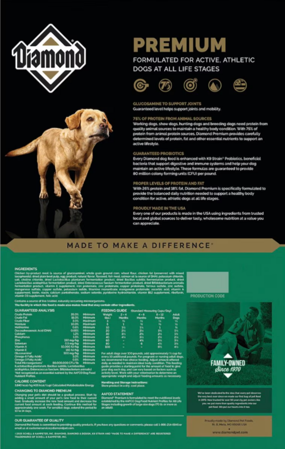 Diamond Premium All Life Stages Dry Dog Food
