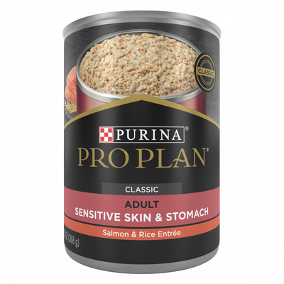 Purina Pro Plan Sensitive Skin & Stomach Salmon and Rice Pate Wet Dog Food