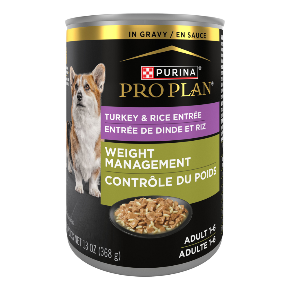 Purina Pro Plan Weight Management Turkey and & Rice Wet Dog Food