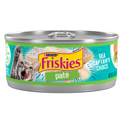 Friskies Pate Sea Captains Choice Wet Cat Food