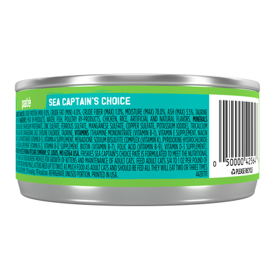 Friskies Pate Sea Captains Choice Wet Cat Food