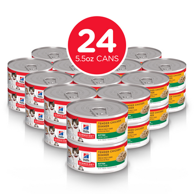 Hill's Science Diet Kitten Tender Chicken Dinner Canned Cat Food