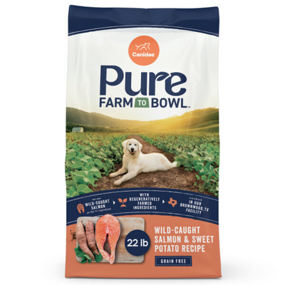 Canidae Pure Farm To Bowl Wild-Caught Salmon & Sweet Potato Recipe Dog Food