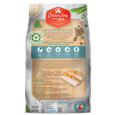 Chicken Soup ForThe Soul Large Breed Adult Recipe with Chicken, Turkey & Brown Rice Dry Dog Food