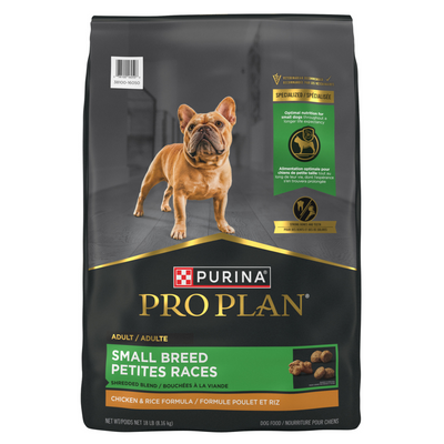Purina Pro Plan Shredded Blend Chicken and Rice Small Breed Dry Dog Food
