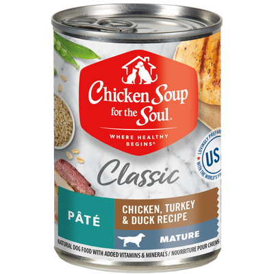 Chicken Soup Mature Chicken, Turkey & Duck Recipe Canned Dog Food
