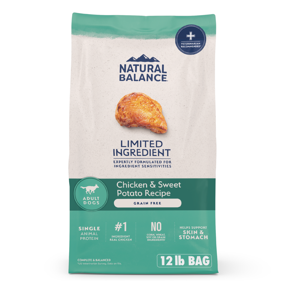 Natural Balance Limited Ingredient Grain Free Dry Dog Food, Chicken & Sweet Potato Recipe