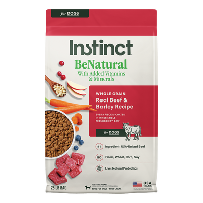 Instinct Be Natural Beef and Barley Dry Dog Food