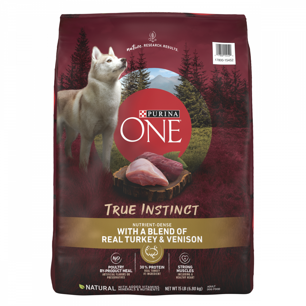 Purina One SmartBlend True Instinct Turkey and Venison Dry Dog Food