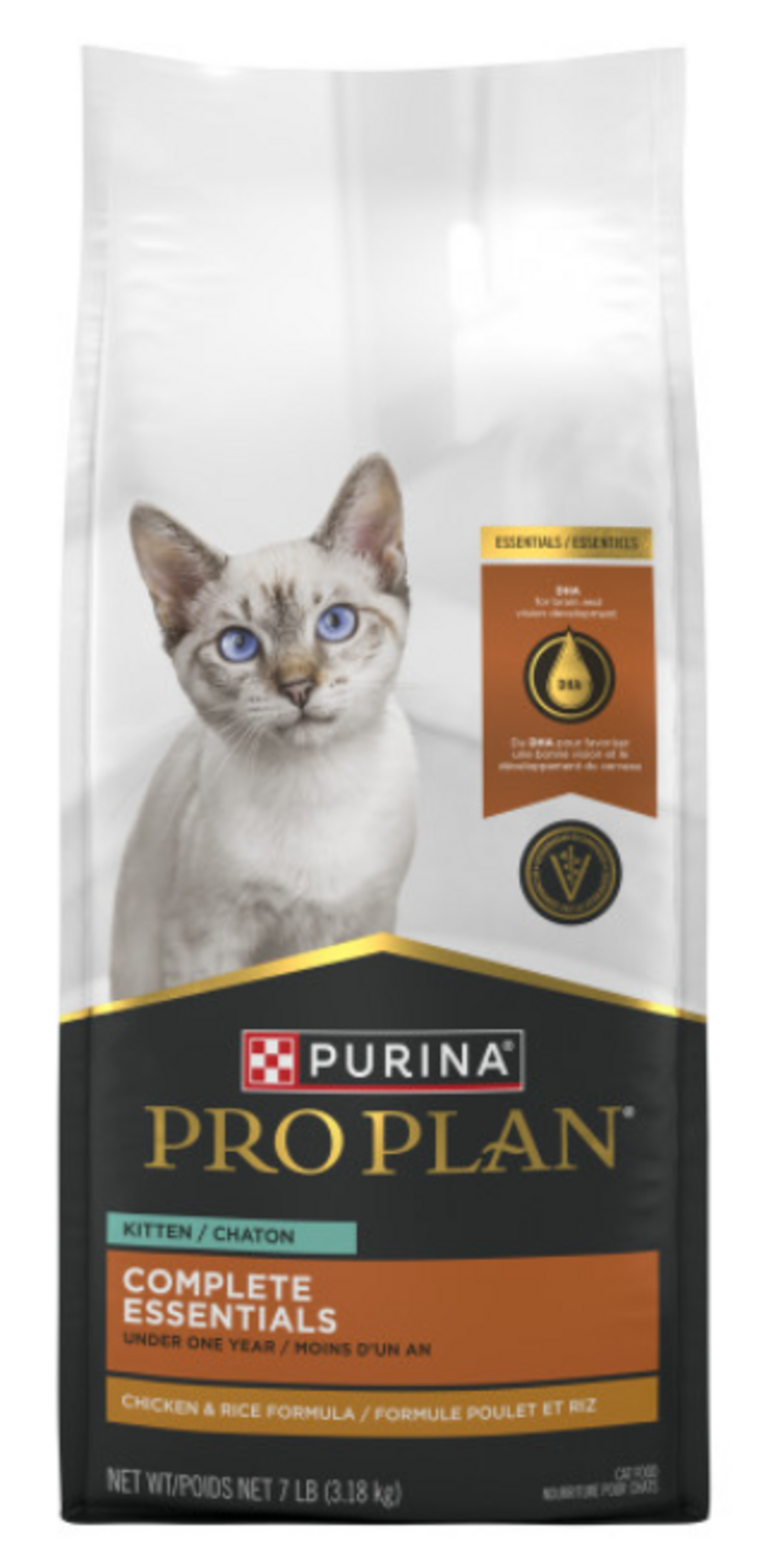 Purina Pro Plan Complete Essentials Chicken and Rice Dry Kitten Food
