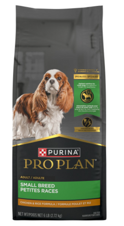 Purina Pro Plan Chicken and Rice Small Breed Dry Dog Food