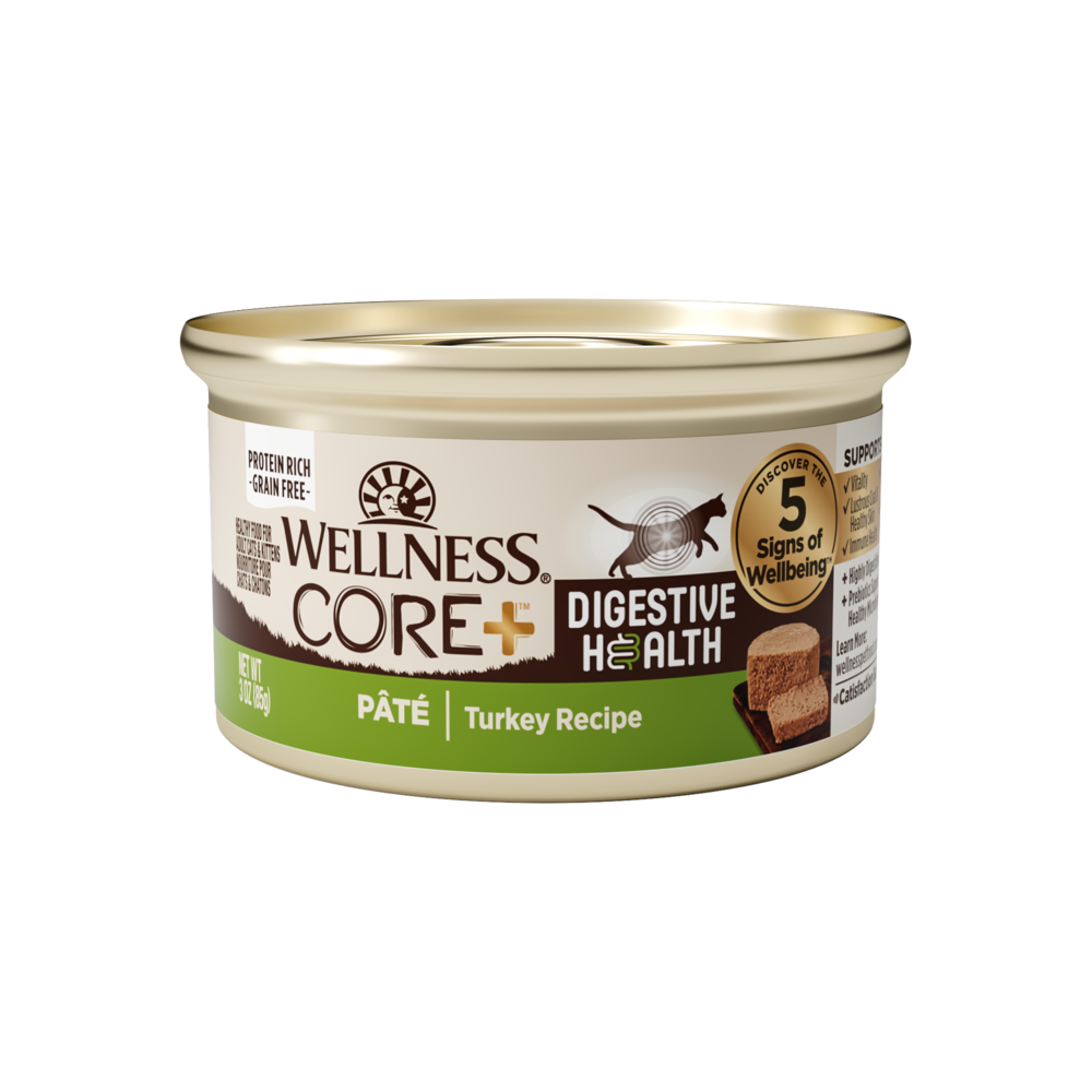 Wellness Core Digestive Health Turkey Pate Recipe Canned Cat Food