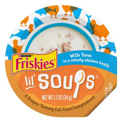 Friskies Lil' Soups Grain Free Tuna in Chicken Broth Wet Cat Food