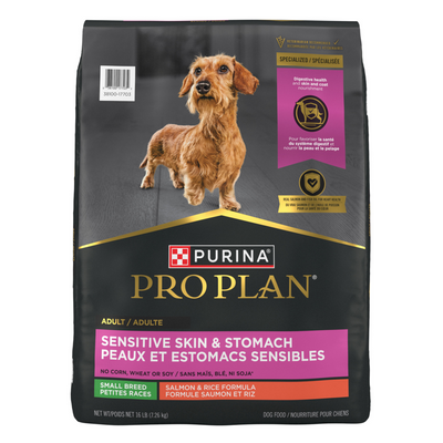 Purina Pro Plan Sensitive Skin & Stomach Salmon and Rice Small Breed Dry Dog Food