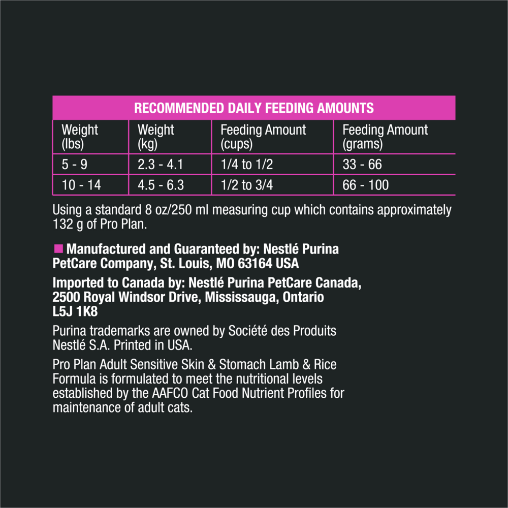 Purina Pro Plan Sensitive Skin & Stomach Turkey and Oatmeal Dry Cat Food