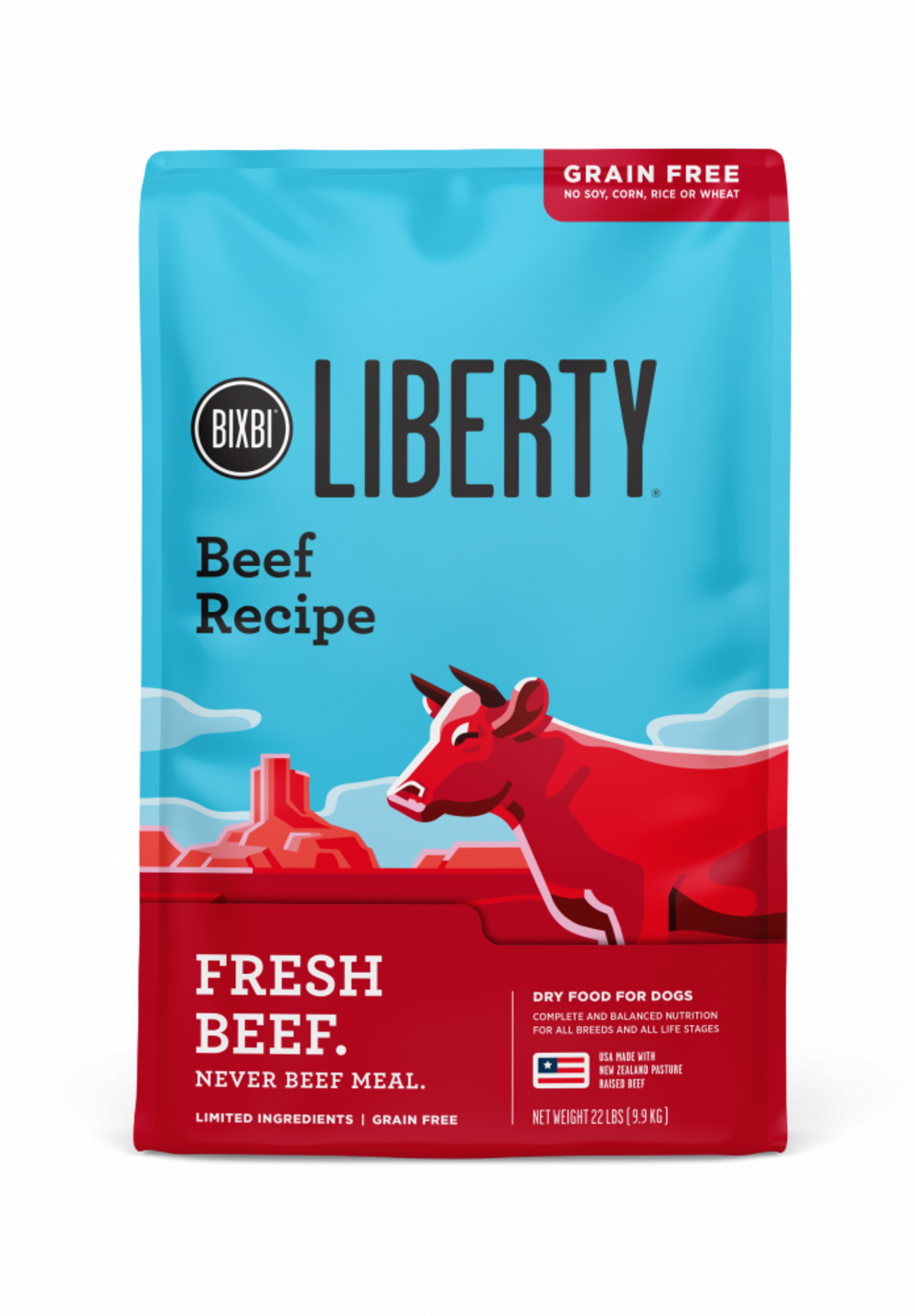 Bixbi Liberty Beef Dry Dog Food