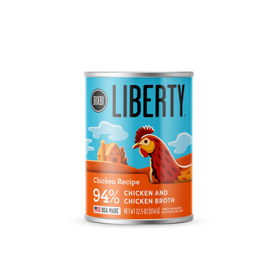 Bixbi Liberty Chicken Recipe Canned Wet Dog Food