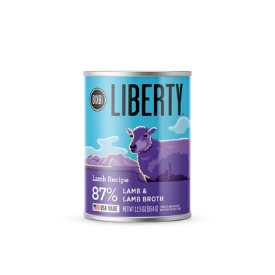 Bixbi Liberty Lamb Recipe Canned Wet Dog Food