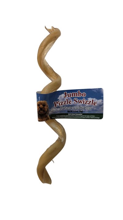 Nature's Own USA Jumbo Pizzle Swizzle Low Odor Bully Stick