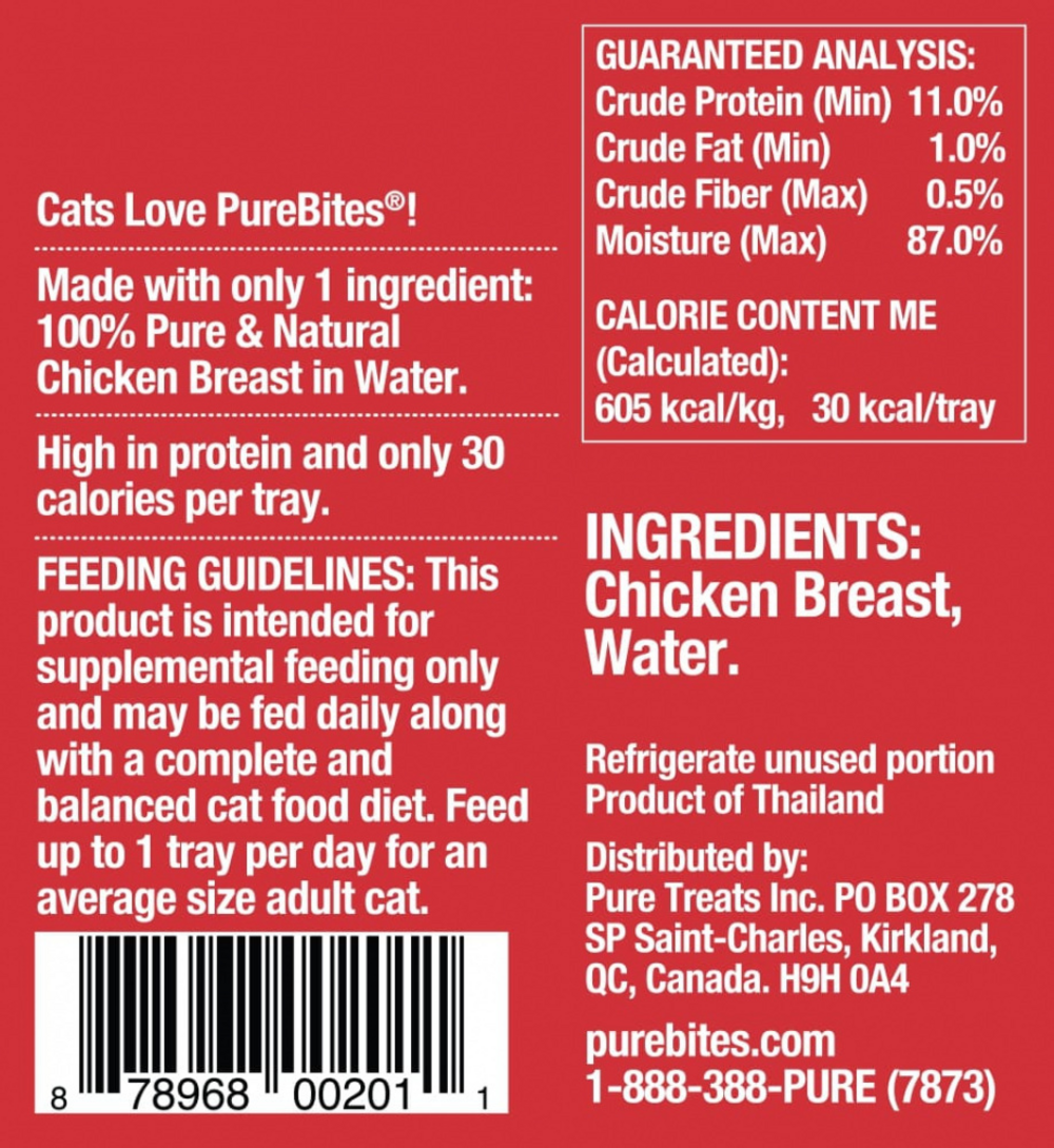PureBites Mixers Chicken Breast in Water Cat Food/Topper/Treat