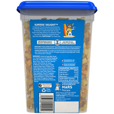 Temptations Surfer's Delight Mixups Cat Treats