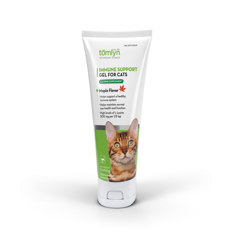 Tomlyn Immune Support L-Lysine Maple Flavor Gel for Cats