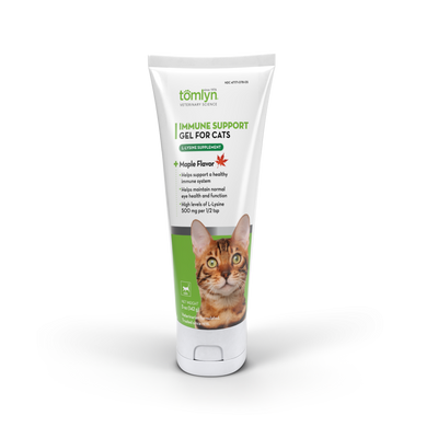 Tomlyn Immune Support L-Lysine Maple Flavor Gel for Cats