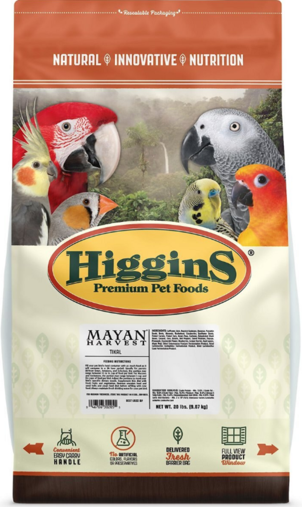 Higgins Sunburst Gourmet Blend Cockatiel Food