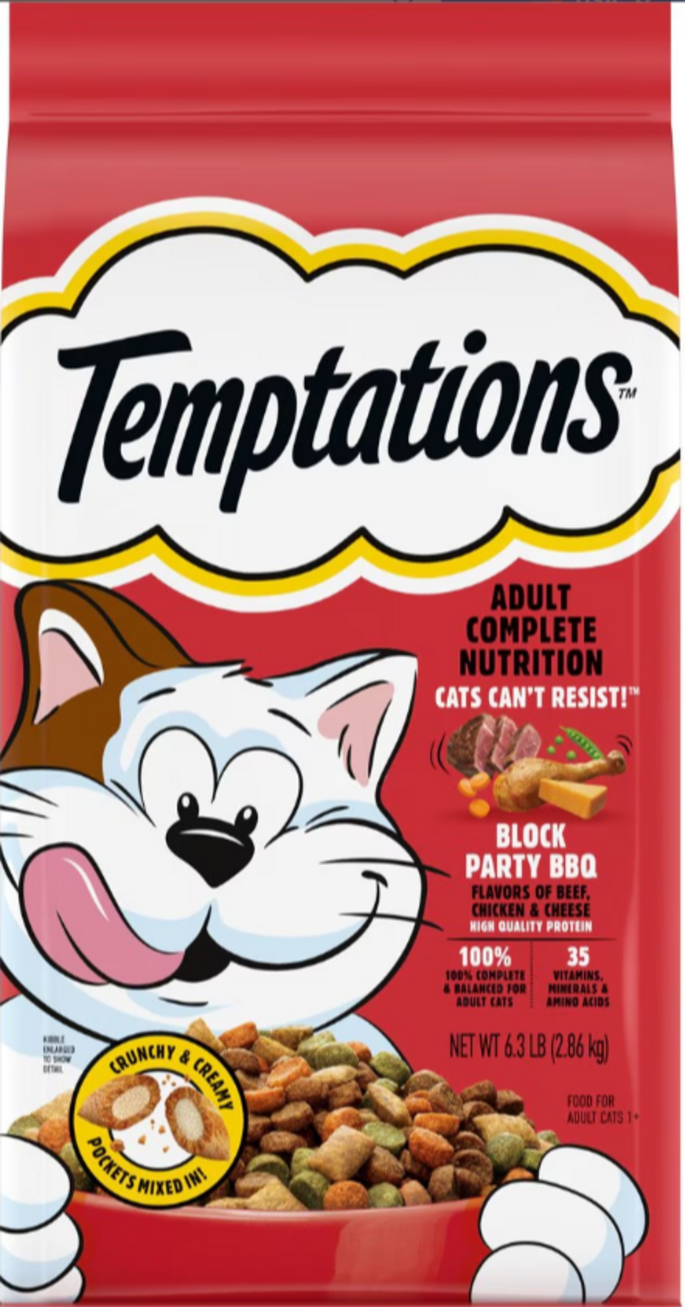 Temptations Block Party BBQ Dry Cat Food