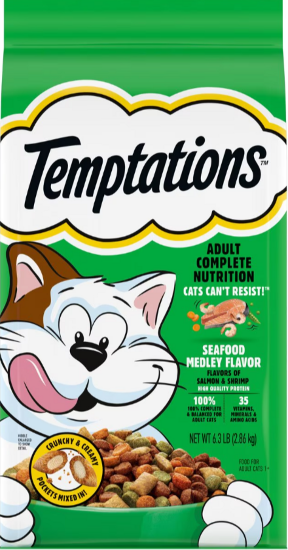 Temptations Seafood Medley Dry Cat Food