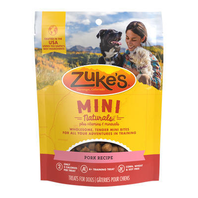 Zukes Mini Natural Pork Dog Treat