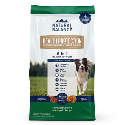 Natural Balance Health Protection Dry Dog Food, Lamb, Brown Rice & Pumpkin Recipe