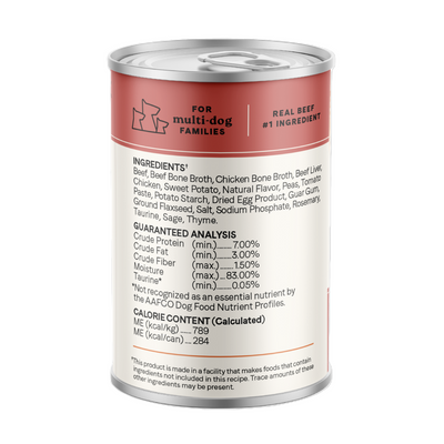Canidae All Life Stages Wet Dog Food, Chunky Stew Toppers, Beef & Vegetable Recipe, 12.7 oz.