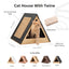 Stylish Wooden Cat Houses - Dark Walnut
