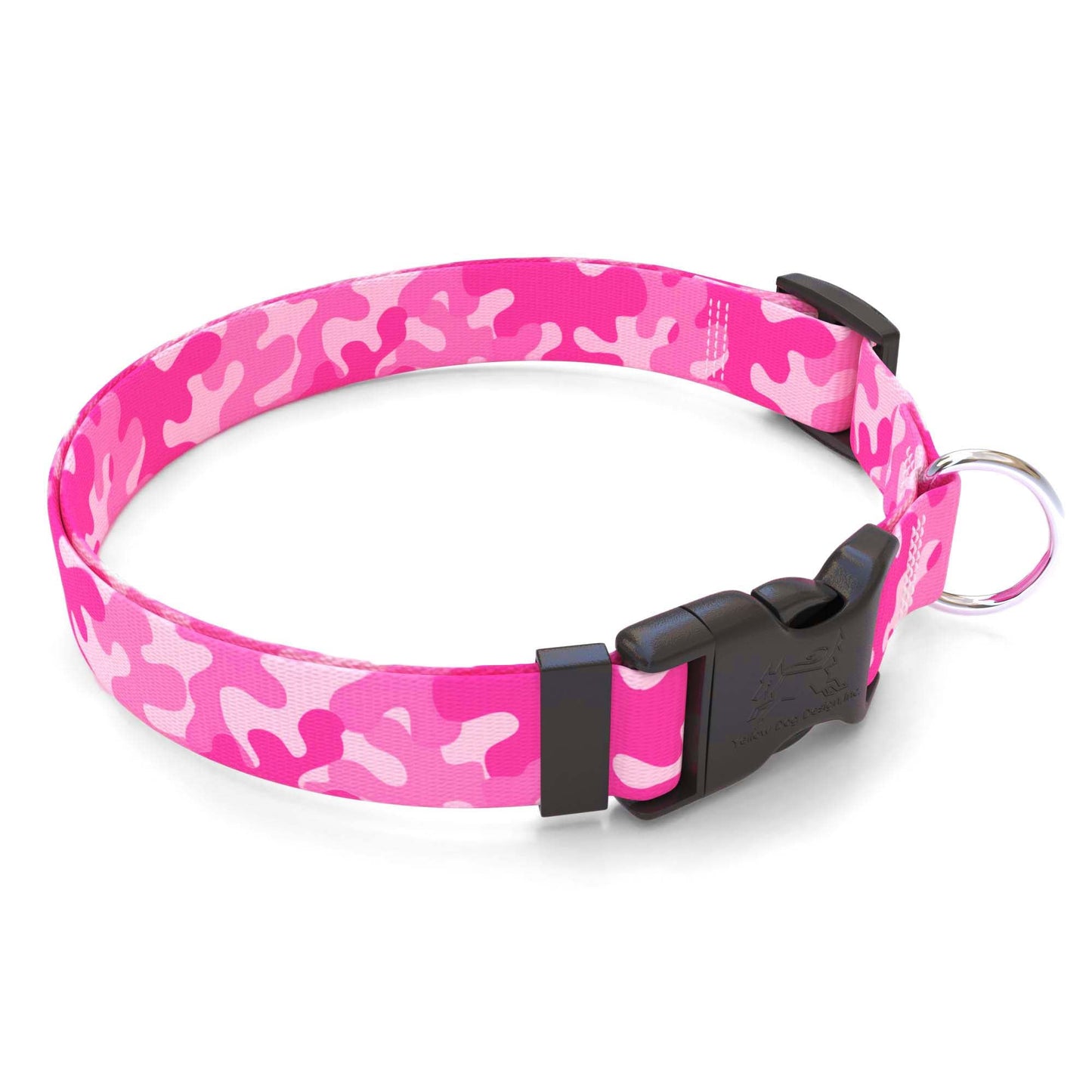 Pink Camo Dog Collar