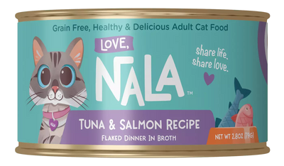 Tuna & Salmon Recipe Flaked Dinner In Broth Adult Cat Food, 2.8-oz
