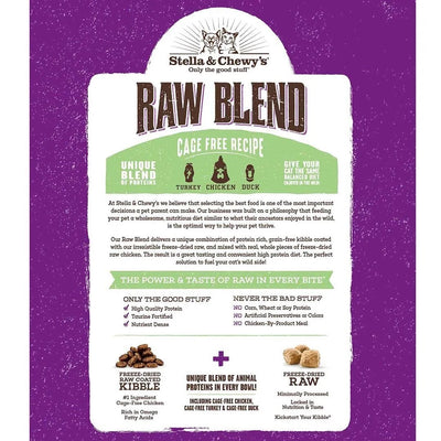 Stella & Chewy's Raw Blend Poultry Cat Food (2.5lbs)