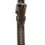Derby Originals New and Improved Premium Show Spotted Flat Leather Cattle Show Halter, Small/Medium/Large, Adjustable Fit with 48" Lead and 19.5" Chain, Elegant Show Spots, 1-Year Warranty