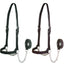 Derby Originals Premium Fancy Stitch Flat Leather Cattle Show Halter – Adjustable Fit with 48" Lead and 14" Chain, Small/Medium/Large – 1-Year Warranty