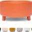 Ceramic Cat & Dog Pet Bowl, Elevated Stoneware Feeder, Dishwasher Safe